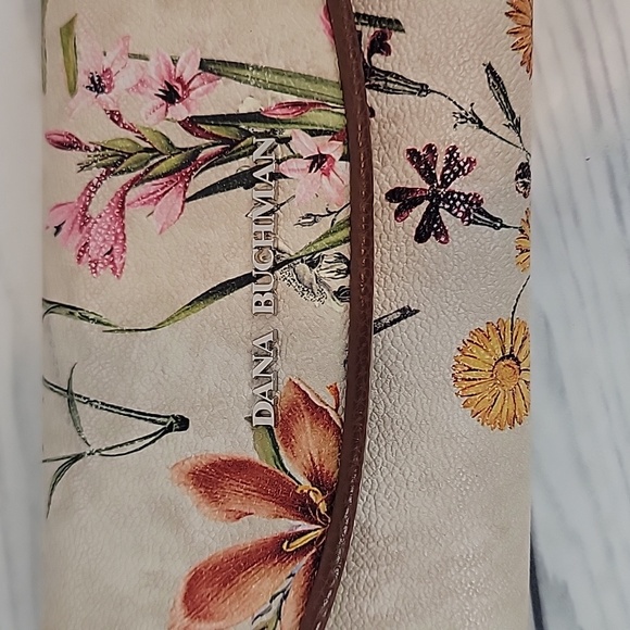 Dana Buchman Floral Print Clutch Wallet - Picture 8 of 8